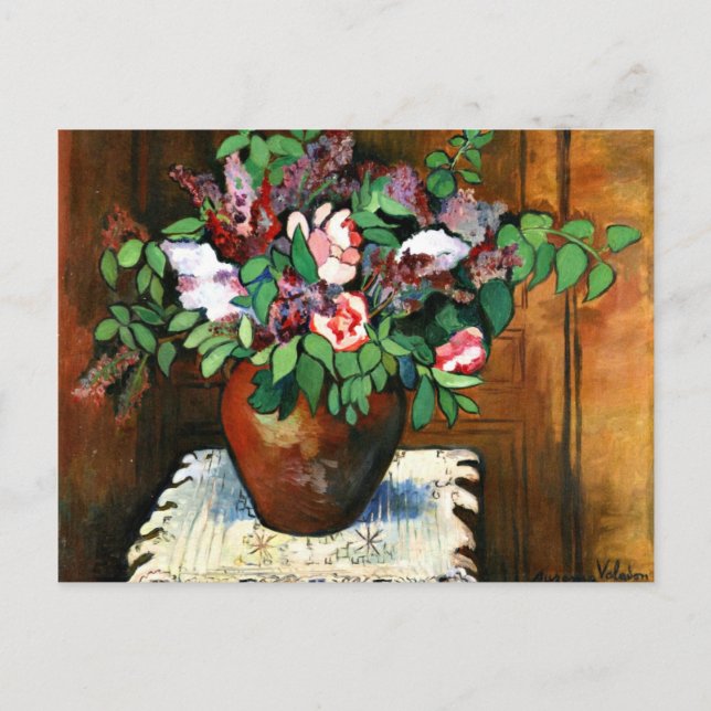 Carte Postale Valadon - Vase of Flowers, 1921 (Devant)