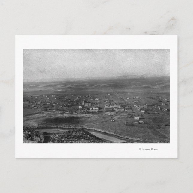 Carte Postale Vale, Oregon Oiseaux Vue de la ville Photographie (Devant)