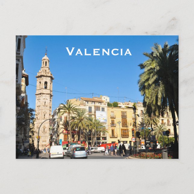 Carte Postale Valence en Catalogne, Espagne (Devant)