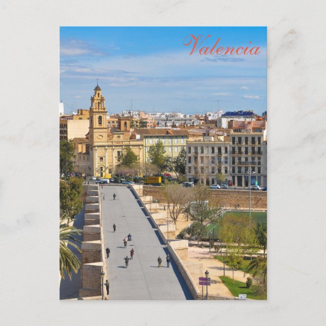 Carte Postale Valence, Espagne (Devant)
