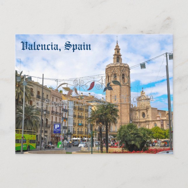 Carte Postale Valence, Espagne (Devant)