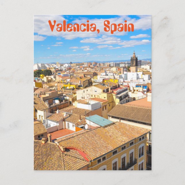 Carte Postale Valence, Espagne (Devant)