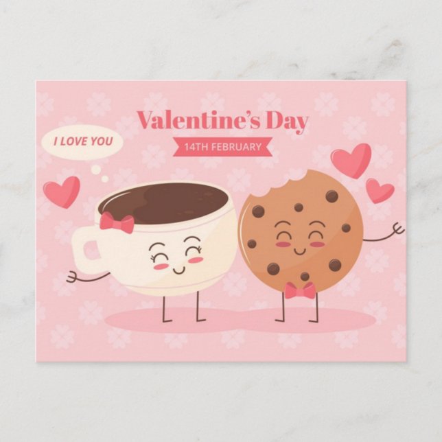 Carte Postale Valentine (Devant)