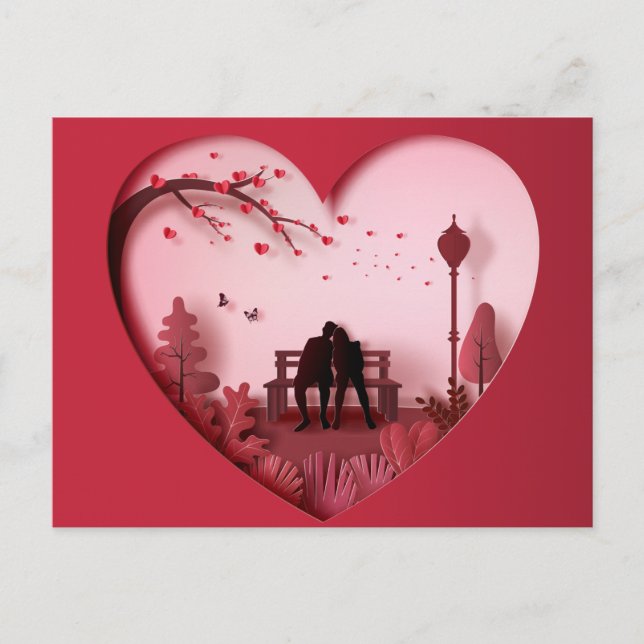 Carte Postale Valentine (Devant)