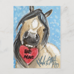 Carte postale Valentine Pony Bucskin