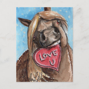 Carte postale Valentine Pony Taffy
