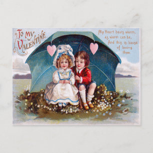Carte Postale Valentine vintage