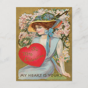 Carte Postale Valentine vintage