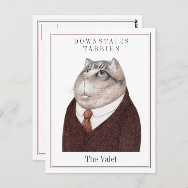 Carte postale VALET CAT (Devant / Derrière)