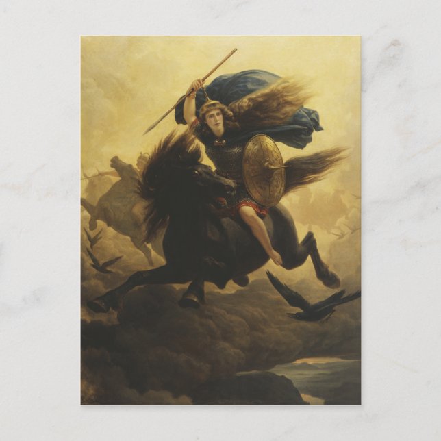 Carte Postale Valkyrie, 1865 (Devant)