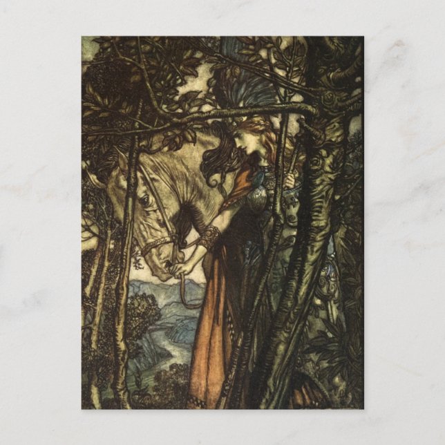 Carte Postale Valkyrie de Rackham (Devant)