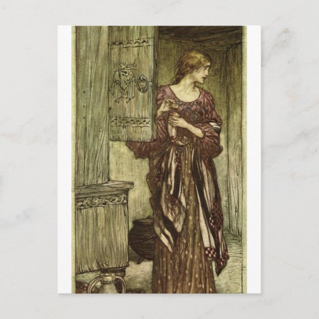 Carte Postale Valkyrie de Rackham (Devant)