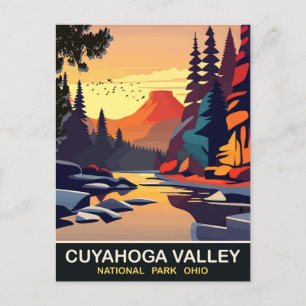 Carte Postale Vallée de Cuyahoga, Parc national, OH, Voyage
