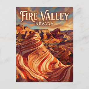 Carte Postale Vallée de Feu Nevada