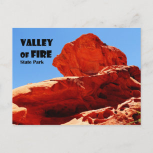 Carte Postale Vallée de feu Parc d'état Nevada Amérique USA