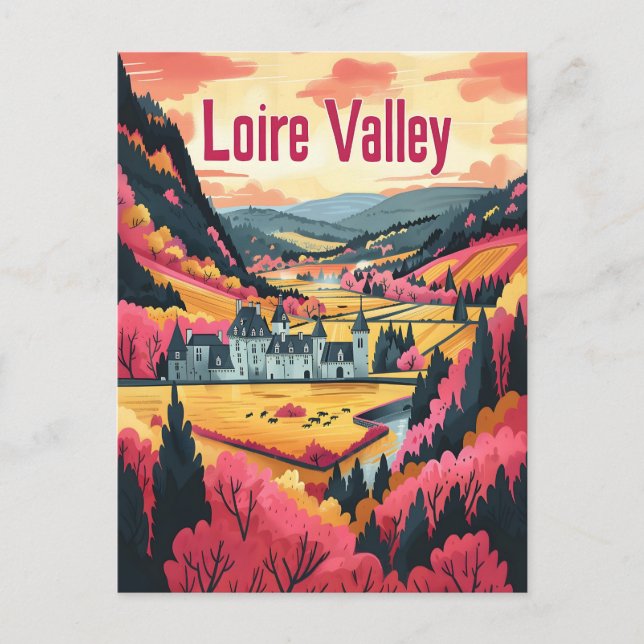 Carte Postale Vallée de la Loire (Devant)