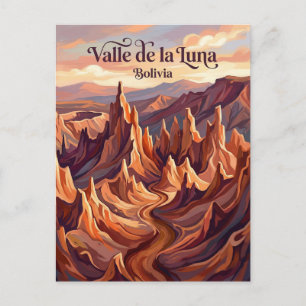 Carte Postale Vallée de la Lune Bolivie