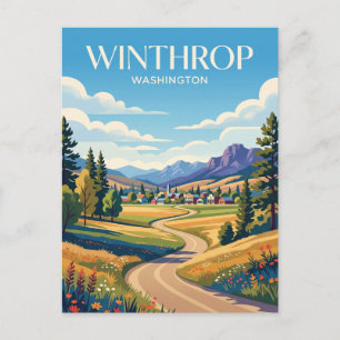 Carte Postale Vallée de Methow USA