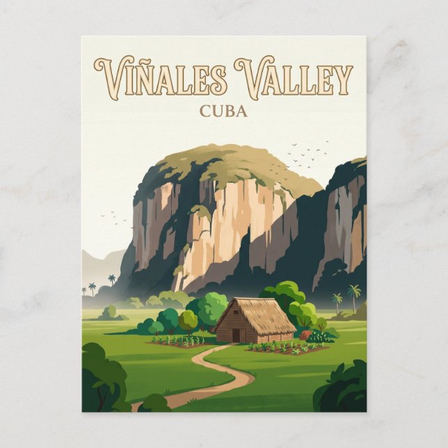 Carte Postale Vallée de Viñales Cuba (Devant)