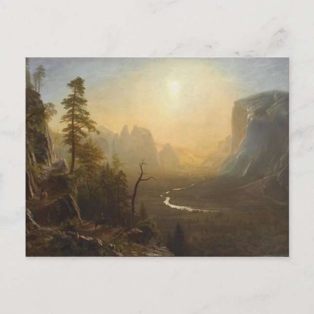 Carte Postale Vallée de Yosemite, sentier Glacier Point (Devant)