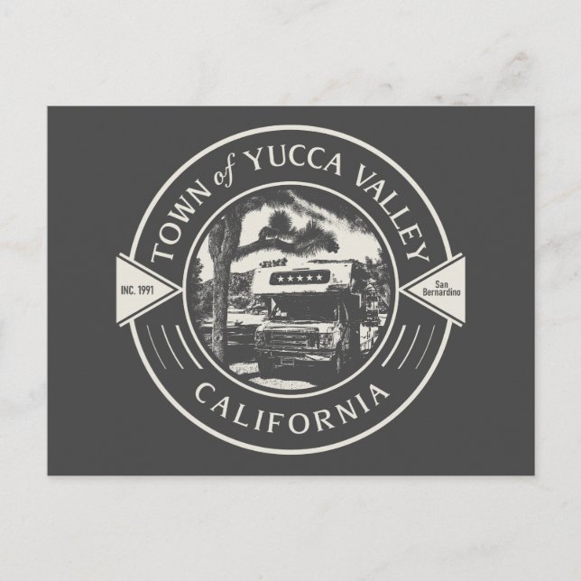 CARTE POSTALE VALLÉE DE YUCCA - SAN BERNARDINO CALIFORNIE (Devant)