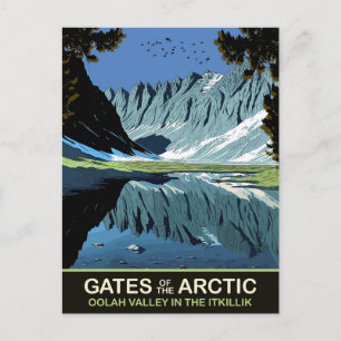 Carte Postale Vallée d'Oolah dans l'Itkillik, Gates of Arctic