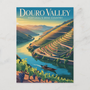 Carte Postale Vallée du Douro Portugal