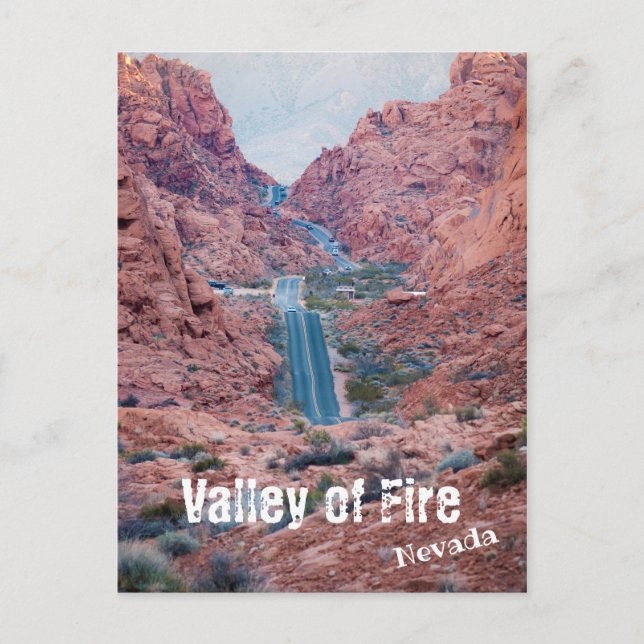 Carte Postale Vallée du feu (Devant)