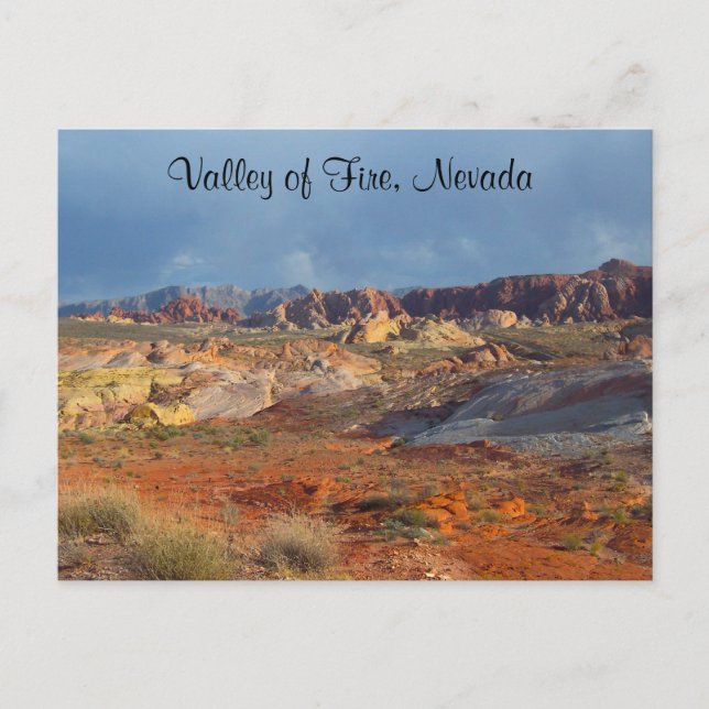 Carte Postale Vallée du feu, Nevada (Devant)