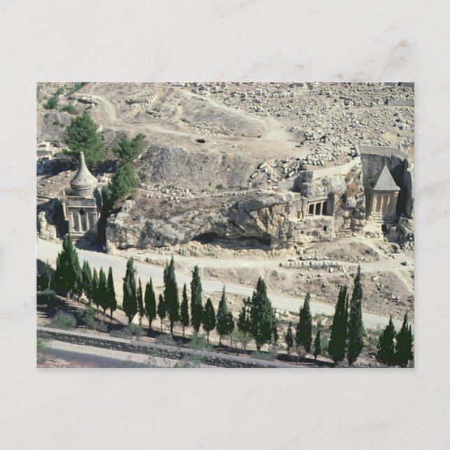 Carte Postale Vallée du Kidron au pied du Mont des Oliviers (Devant)