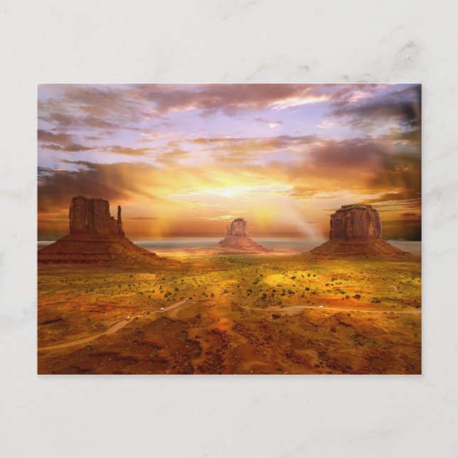 Carte Postale Vallée du Monument (Devant)