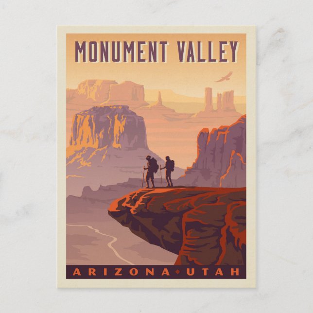 Carte Postale Vallée du Monument | Arizona & Utah (Devant)