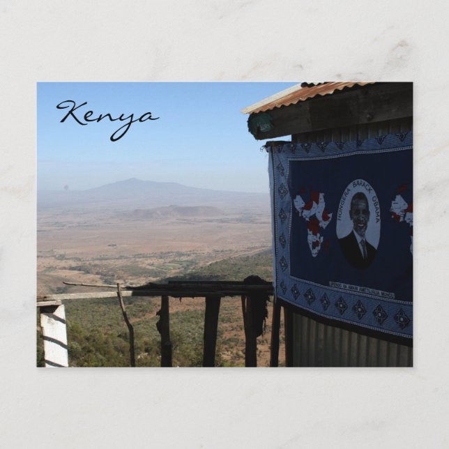 Carte Postale vallée du rift obama (Devant)