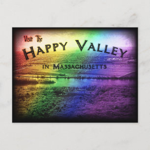 Carte Postale Vallée heureuse le Massachusetts