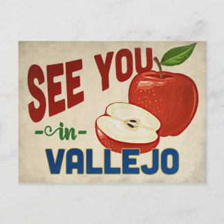 Carte Postale Vallejo California Apple - Vintage voyage