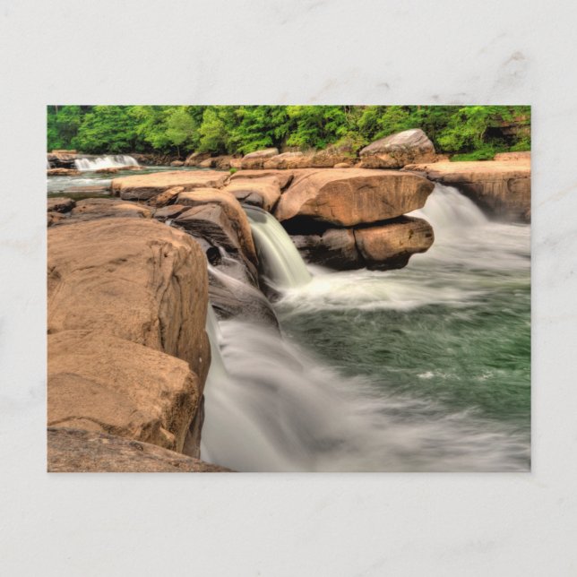 Carte Postale Valley Falls State Park, Virginie-Occidentale (Devant)
