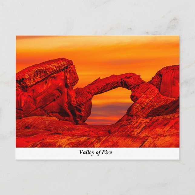 Carte Postale Valley Fire (Devant)