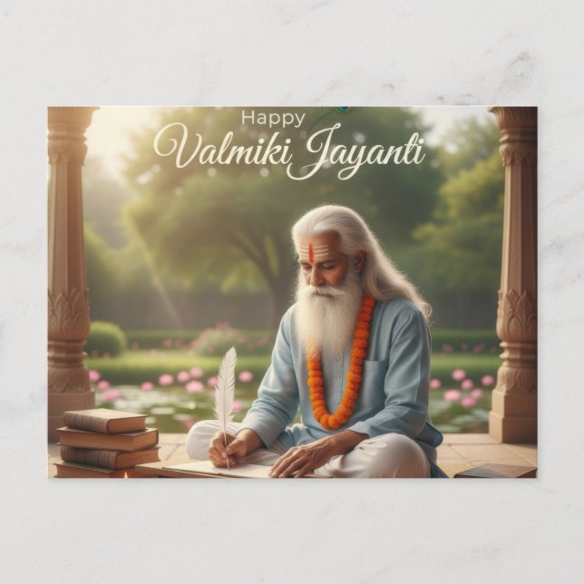 Carte Postale Valmiki jayanti (Devant)