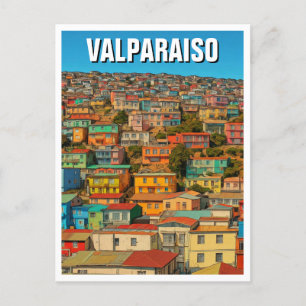 Carte Postale Valparaiso Chili