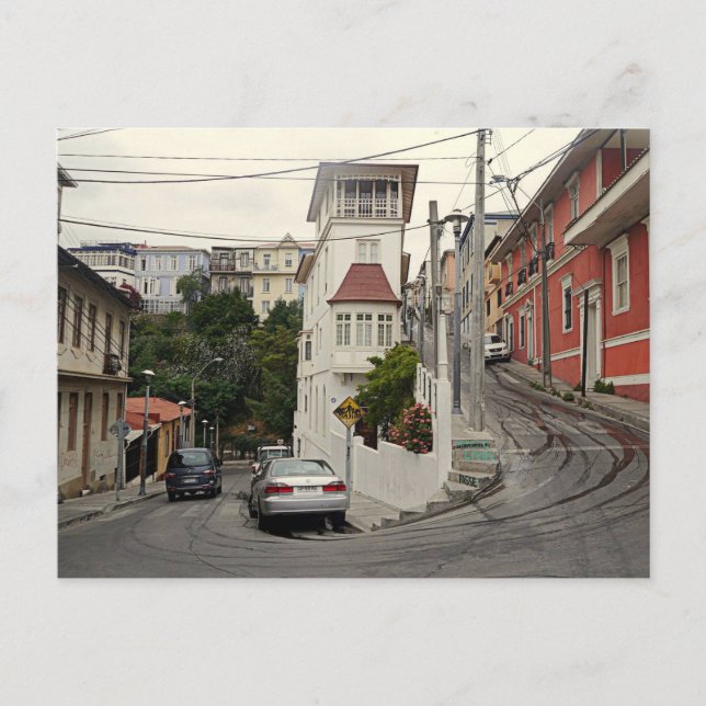 Carte Postale Valparaiso, Chili (Devant)