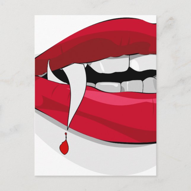 Carte Postale vampire (Devant)