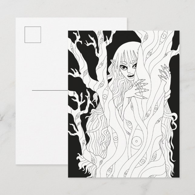 Carte Postale Vampire (Devant / Derrière)