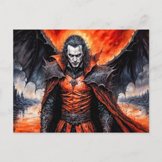 Carte Postale Vampire à Red Moonlight (Devant)