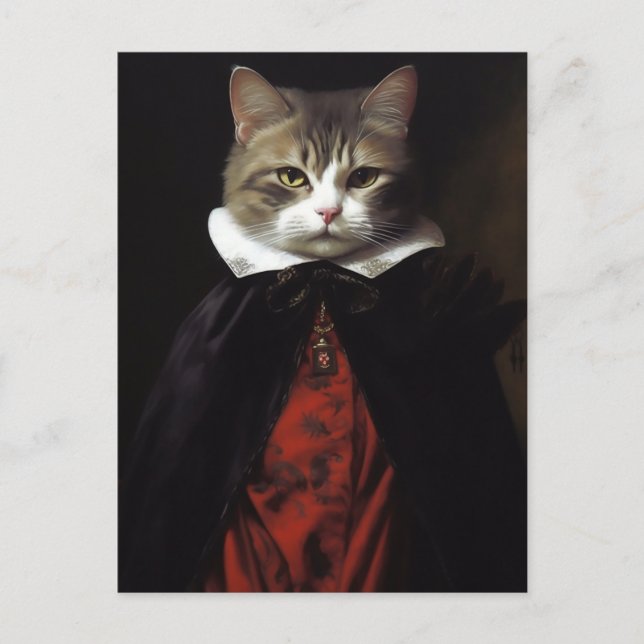 Carte Postale Vampire Cat (Devant)