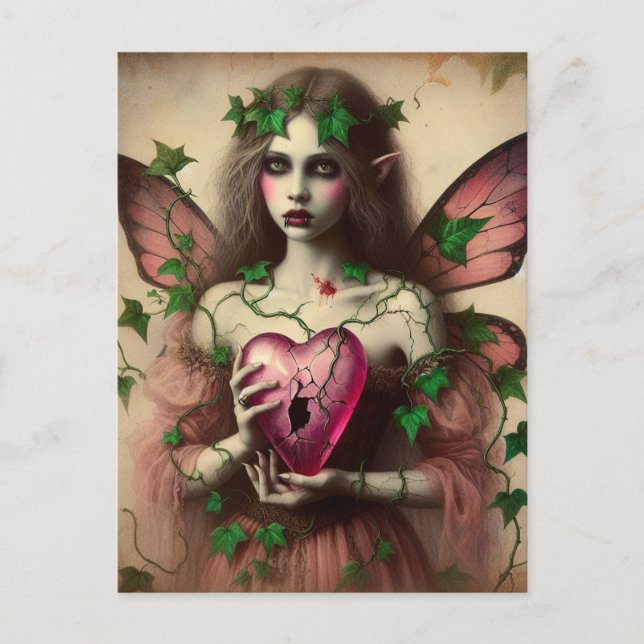 Carte Postale Vampire Fée (Devant)
