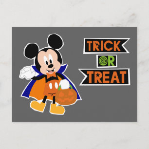Carte Postale Vampire Mickey Mouse   Halloween