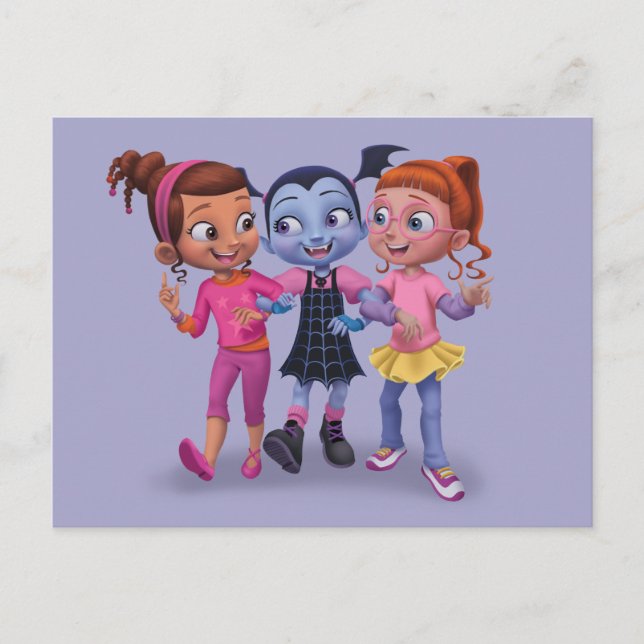 Carte Postale Vampirina et les filles Ghoul (Devant)