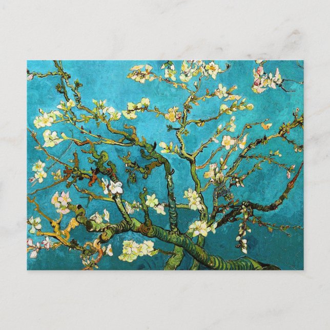 Carte Postale Van Gogh Art Art Art Aramier en fleurs (Devant)