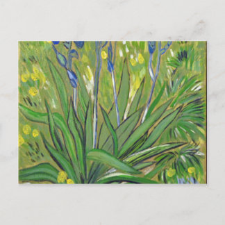 Carte Postale Van Gogh art Irises, reproduction acrylique