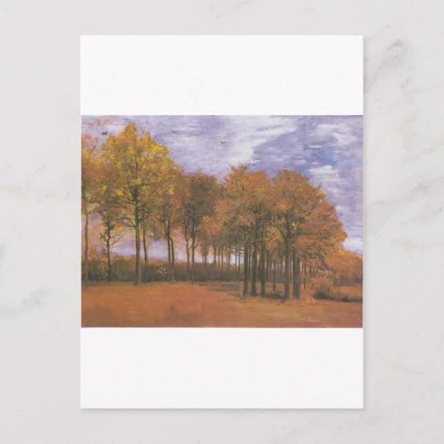 Carte Postale Van Gogh Automne Automne Arbre Feuille Destinée (Devant)